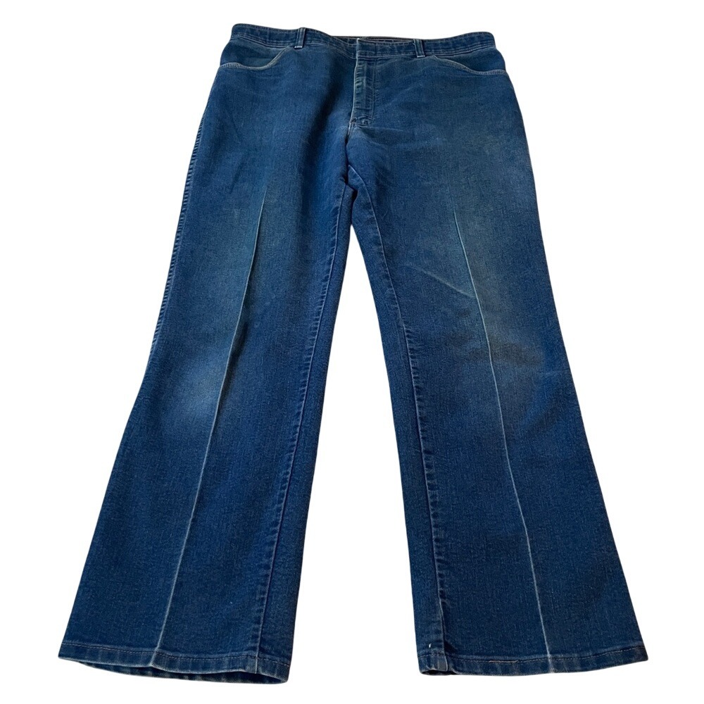 Wrangler Vintage High Waisted Straight Leg‎ Blue Jeans 40x32 HNS-514-002